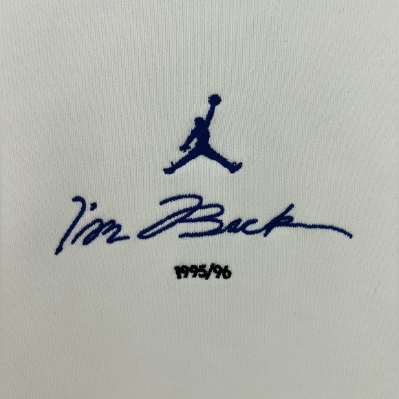 Jordan Nike Men's Legacy Crew White Mens Small - Picture 3 of 12